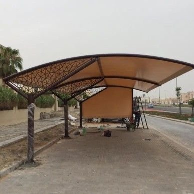 تنفيذ مظلات سيارات حديثة للفلل