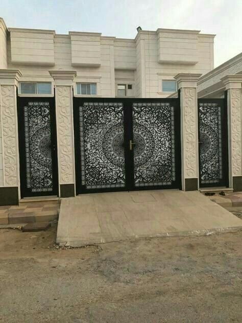 بوابة مدخل رئيسي قص ليزر الرياض